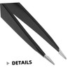 Baluue Precision Pointed Tweezers for Ingrown Hair Stainless Steel Eyebrow