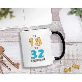 Casitika 50 Year Old Gifts For Women And Men. 11 Oz 50th Birthday Mug. Cup Idea For Wife, Husband Or Friend Who Is Turning Fifty Years Old. (50th Birthday Mug)