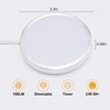 LED Dimmable Under Cabinet Lighting Kit,12V 6 Pack Wired Puck