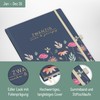 Häfft® Weekly Note Calendar 2026 A4 "Flying Flowers" Book Calendar,