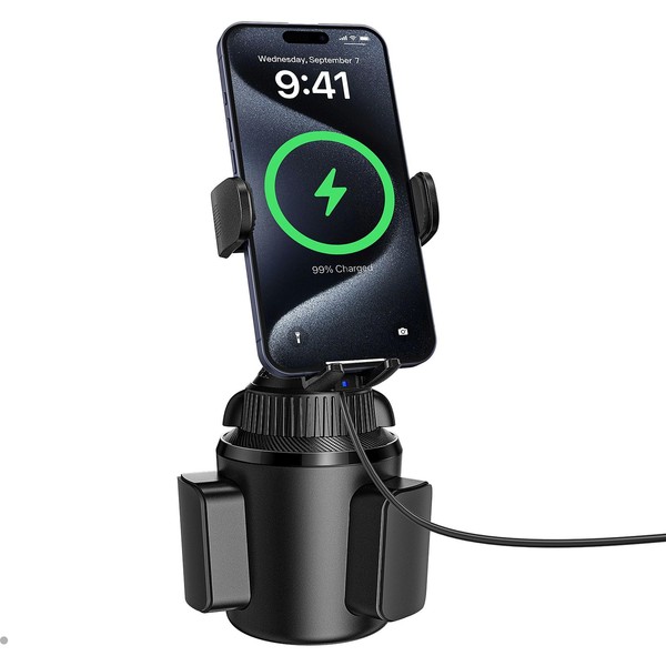 APPS2Car Mobile Phone Holder Car Drink Holder with Charging Function,