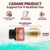 Organic Cadane Citrus Bergamot Supplement Extract Capsules, 90 Capsules &