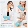 Bolsa de maquillaje personalizada con inicial A-Z Preppy Bolsa de