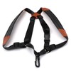 Saxophone Strap Sax Shoulder Strap Adjustable Padded Leather Strap for