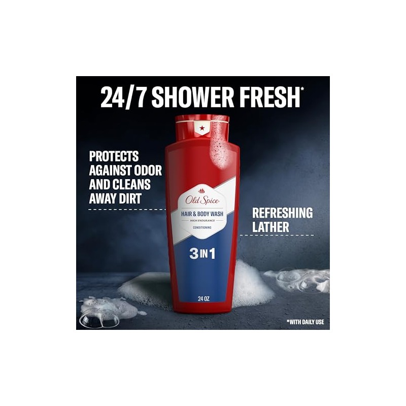 Old Spice High Endurance Conditioning Long Lasting Men's Hair and
