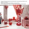 Christmas Stop Here Decor Metal Solid Wood LED Delicate Santa