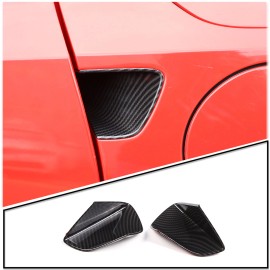 carmotion88 Car Door Handle Bowl Trim Protection Shell ABS Fiber Cover For Corvette C7 14-19