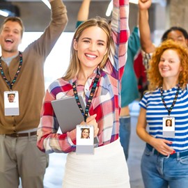 Amabro Pack of 3 lanyard for hanging, planet key chain, whale lanyard, long neck strap, ID lanyard, key chain, printed ID holder, cute