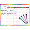 Colorful Dry-Erase Magnetic Task Chart