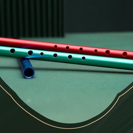 Irish Whistle C Key 6-hole Key of C 6 Holes Flute Penny Whistle Tin Whistle Wind Musical Instruments for Student Beginners Inter tes Experts