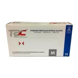 TAC Global Solutions Caja Guantes De Nitrilo 100 Pzas Medianos