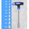 URASISTO 120-pieces Magnetic Screwdrivers Sets Includes Sockets, Slotted, Phillips, Hex,