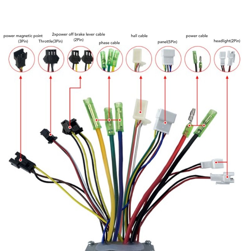 Electric Bike Conversion Kit 22A Electric Bike Speed Controller Kit