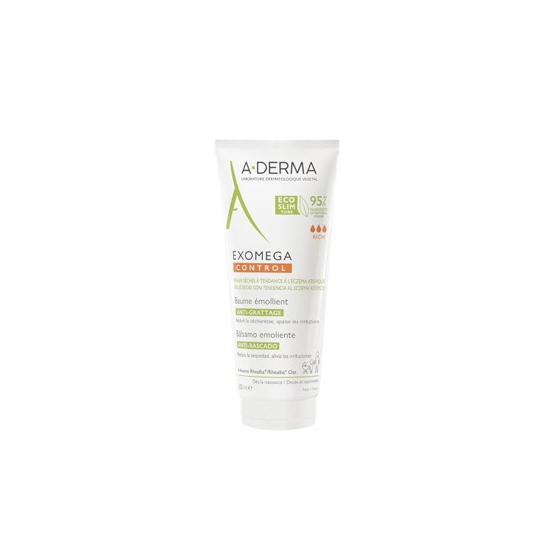 A-DERMA Exomega Control Crema Corporal Emoliente Piel Atopica Muy Seca