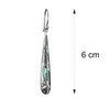 CahayaPermai 925er Silber und Abalone Perlmutt Damen Ohrringe Hänger SER422,