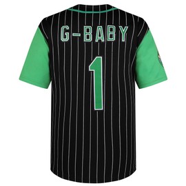 Afuby G-Baby Jerseys Jarius Evans Hardball #1 Baseball Jersey for Men S-XXXL (Medium, Black)