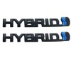 2pcs Hybrid Emblem 3D Metal Logo Letters Badge car Side
