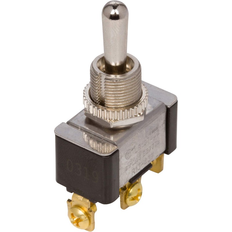 Morris 70280 Heavy Duty Momentary Contact Toggle Switch, SPDT, (On)-Off-(On),