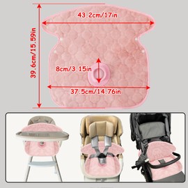 Piddle Pads for Strollers,Seat Liner Cover to Prevent Pee, Seat Protector Waterproof, Baby Potty Training Carseat Protector-Waterproof, Leak-Proof, Washable(Pink)