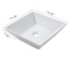 Square Vessel Sink - Sarlai 16'' x 16" Modern Square