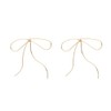 Minimalist Bow Knot Stud Earrings Women Bowtie Stud Earrings Gift