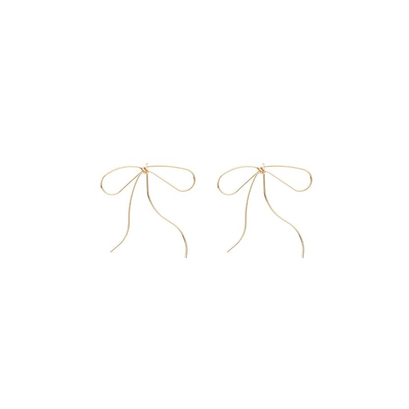 Minimalist Bow Knot Stud Earrings Women Bowtie Stud Earrings Gift