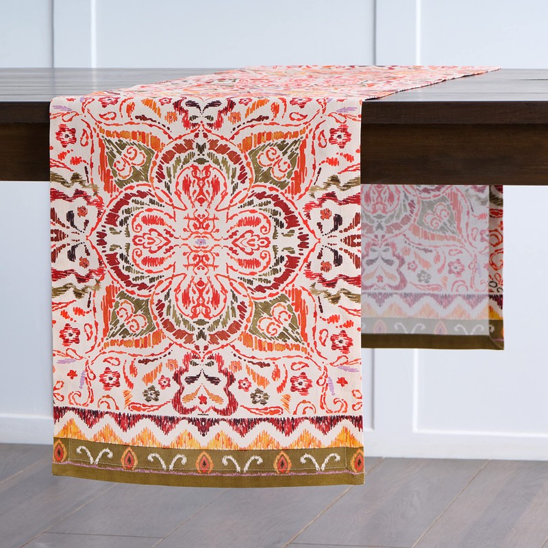 Maison d' Hermine Damask 100% Cotton Table Runner for Party