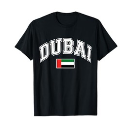 Dubai UAE United Arab Emirates Flag Graphic T-Shirt