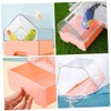 BUGUUYO Portable Bird Bath for Cage Transparent Cockatiel Bathtub with