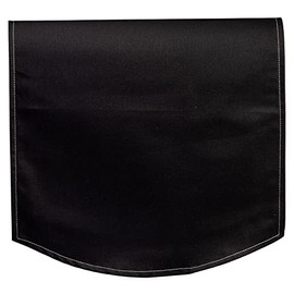 Classic Home Store Half Panama Cotton Jumbo Chair Back Antimacassar Sofa Furniture Cover (Black)