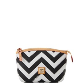 Dooney & Bourke Accessory, Chevron Cosmetic Case - Black