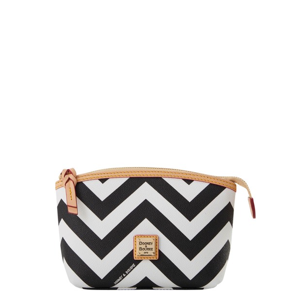 Dooney & Bourke Accessory, Chevron Cosmetic Case - Black