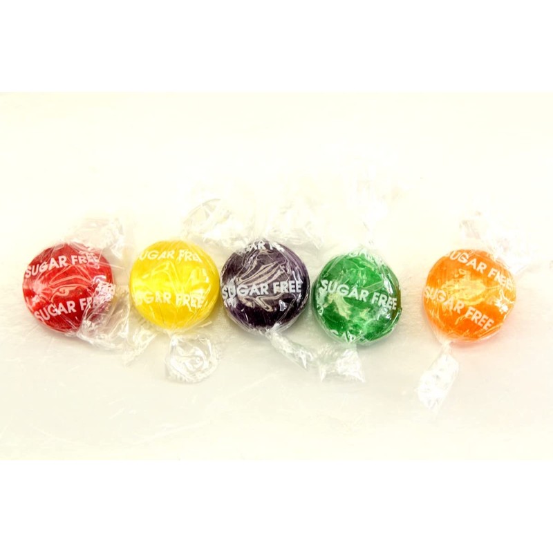 Planet Sweets Premium Sugar Free Assorted Fruit Hard Candy Buttons