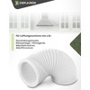 DEKAROX 1.5 m PVC Exhaust Hose Diameter 100/102 mm Flexible