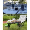 Titanker Folding Camping Table Small 2ft, Small Camp Table Portable