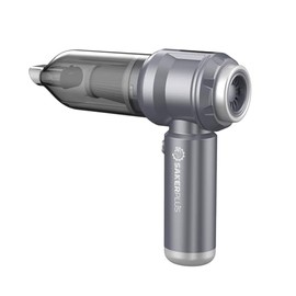 SakerPlus Handheld Car Vacuum Cleaner, 17500PA, 4 in 1 Portable Vacuum Cleaner and Air Duster with Multi-Nozzles and LED Light, Rechargeable Hand Held Vacuum for Car, Home, Pet, Office