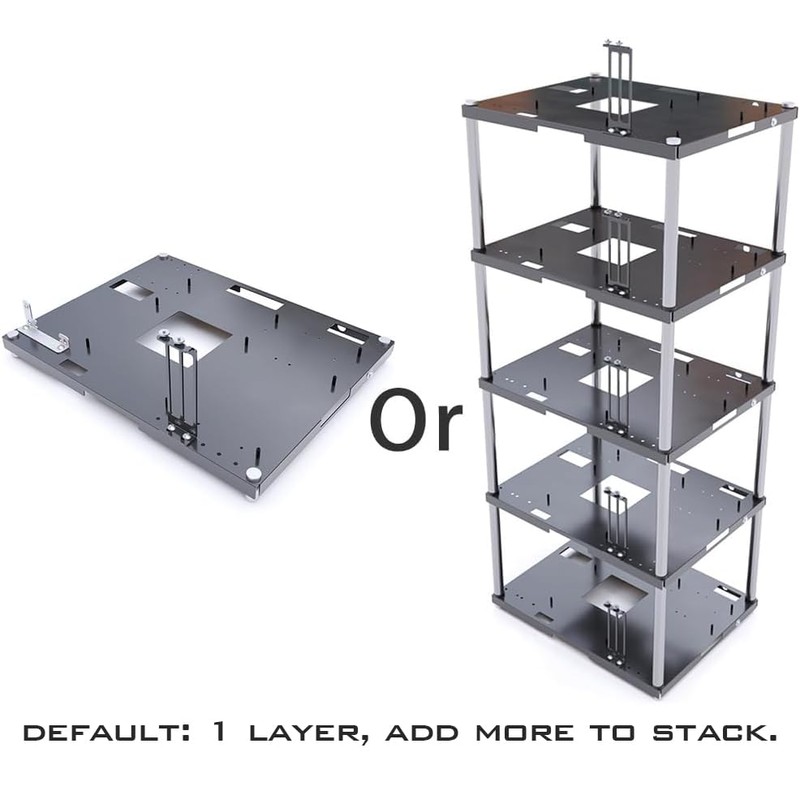 Stackable Open Air Computer Case Rack – Modular PC Frame