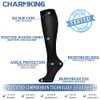CHARMKING Compression Socks for Women & Men (8 Pairs) 15-20