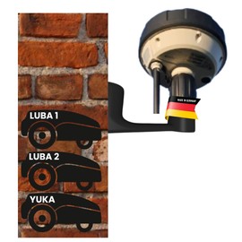 ULROAD Wall Mount for RTK Antenna Compatible with Mammotion LUBA AWD YUKA Lawn Mower Robot Wall Mount Wall Mount Antenna Mount