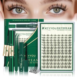 Natural Wispy Lash Clusters Kit CLOUD-A Ultra Soft DIY Set C Curl
