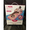 Justice 2 In 1 Foldable Pool Lounger Pink Spiral Dye