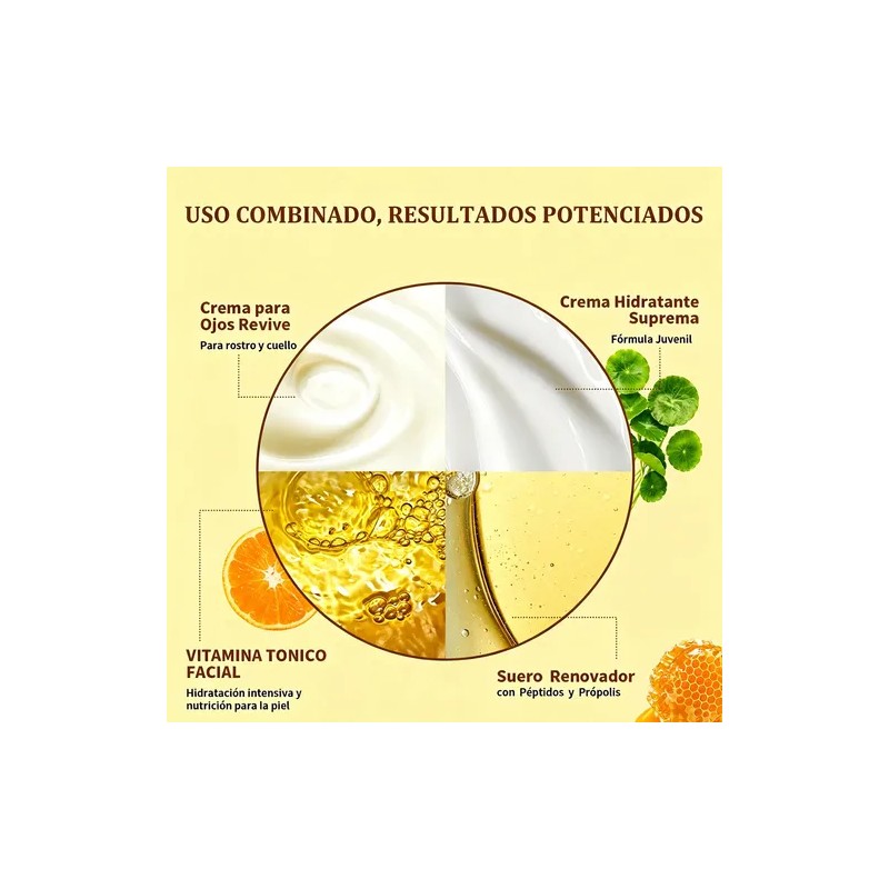 Facial Weud Iluminador Reafirma Y Arrugas:tónico, Pdrn Sérum