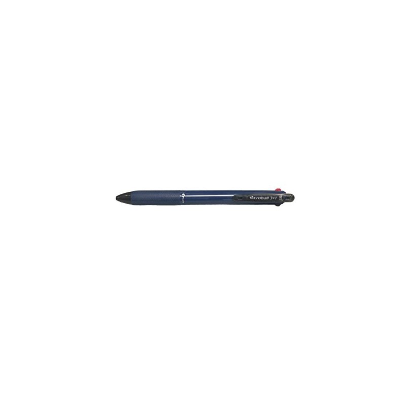 多機能ペン アクロボール3+1 3色ボールペン(黒・赤・青) 0.5mm+シャープ【ネイビー】 BK