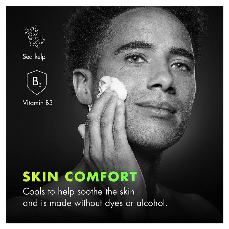 Gillette Labs Rapid Foaming Shaving Gel for Men, Alcohol, Dye