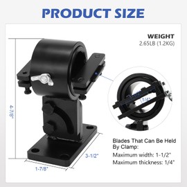 SCOTTCHEN Swivel Knife Making Vise, Knife Vise Tool, Knife Making Clamp,Work Bench Vise Tilts Rotates for Knife Making 360 Degree-1 Pack
