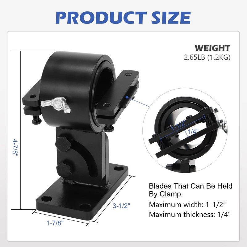 SCOTTCHEN Swivel Knife Making Vise, Knife Vise Tool, Knife Making