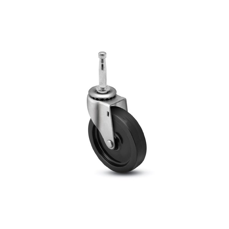 Shepherd Regent Series 3" Diameter Polyolefin Wheel Swivel Caster, 5/16"