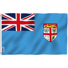 Anley Fly Breeze 3x5 Feet Fiji Flag - Fijian Flags Polyester