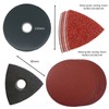 42 x SabreCut SCK42SKA 80mm & 115mm Sanding Pads and