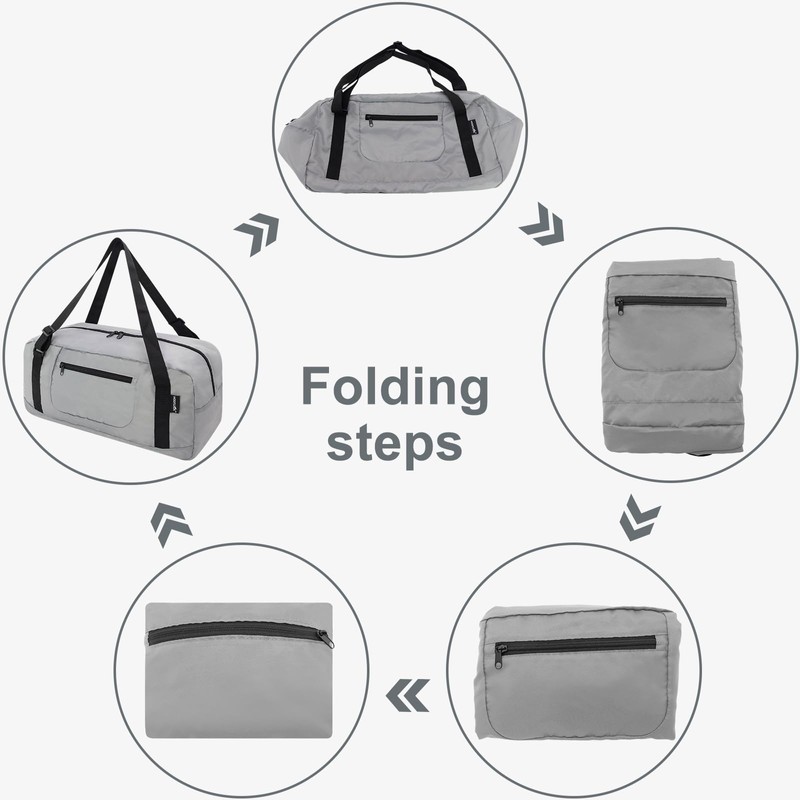 HOLYLUCK Foldable Travel Duffel Bag For Women & Men Luggage